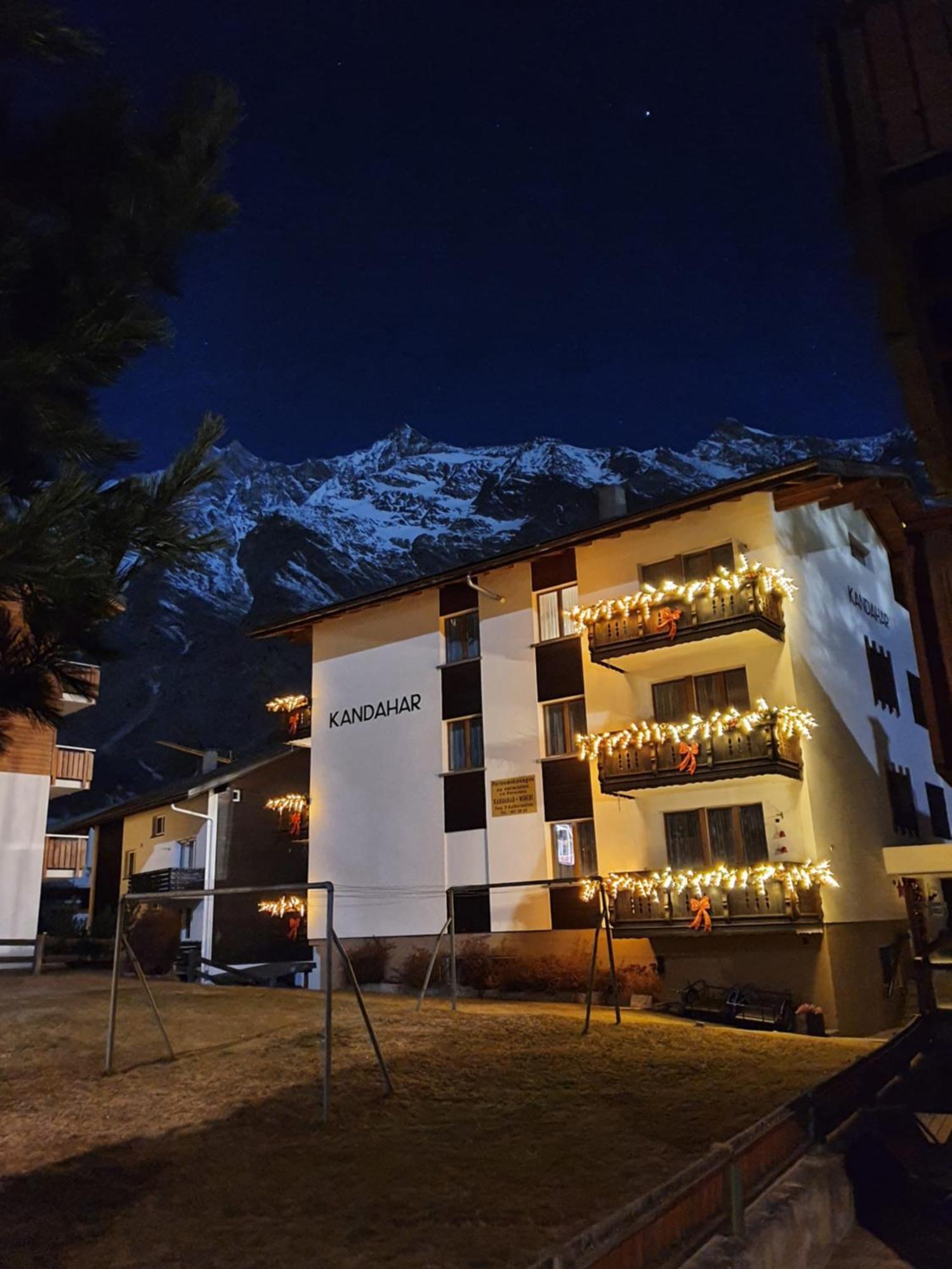 Haus Kandahar Saas Fee Exterior foto