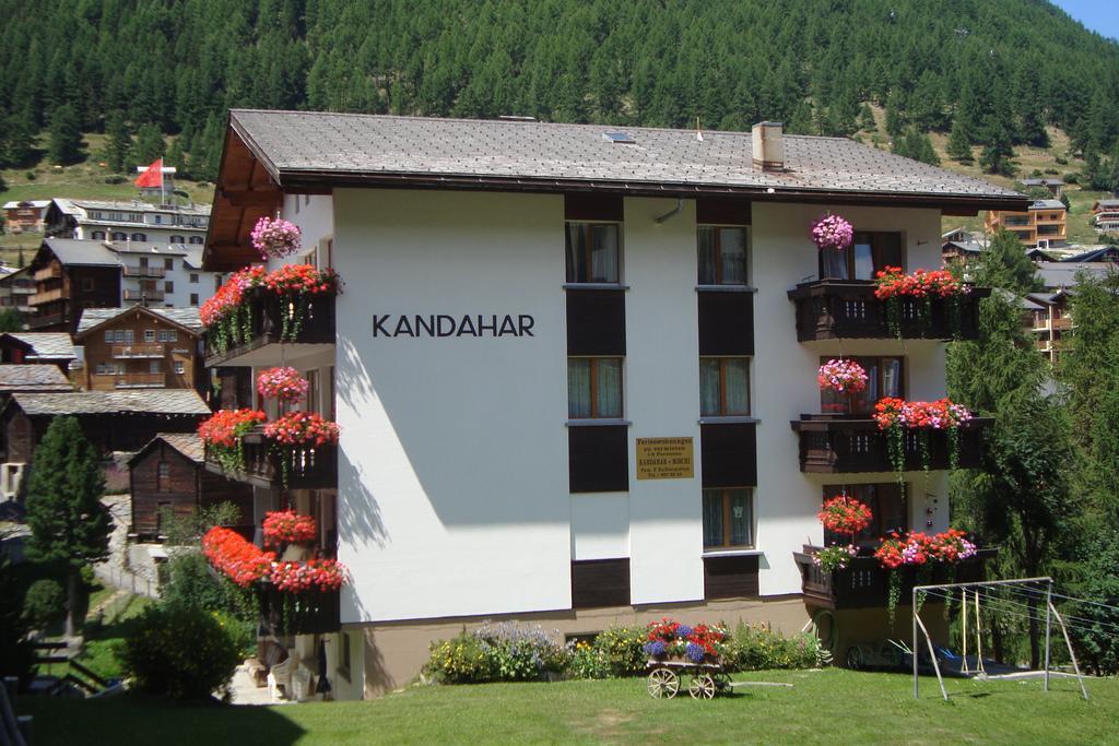 Haus Kandahar Saas Fee Exterior foto